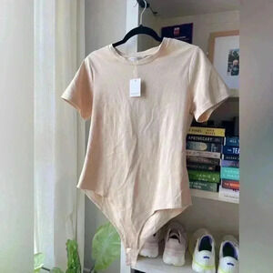 NWT MangoPop Bodysuit Short Sleeve Tee